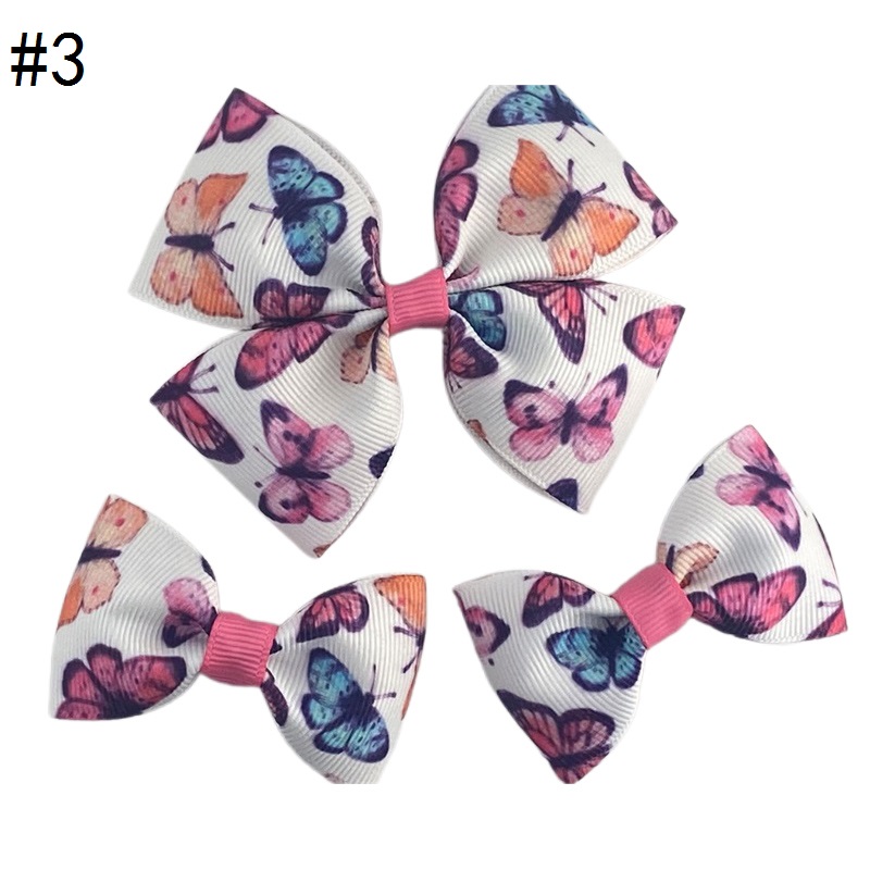 Butterfly Hair Bow Spring Hair Bows for Toddler Baby Girls