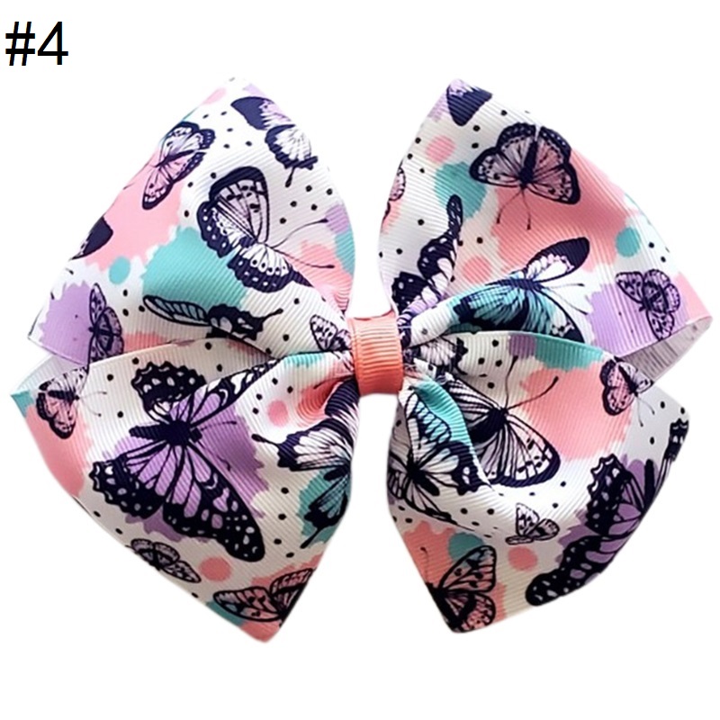 Butterfly Hair Bow Spring Hair Bows for Toddler Baby Girls