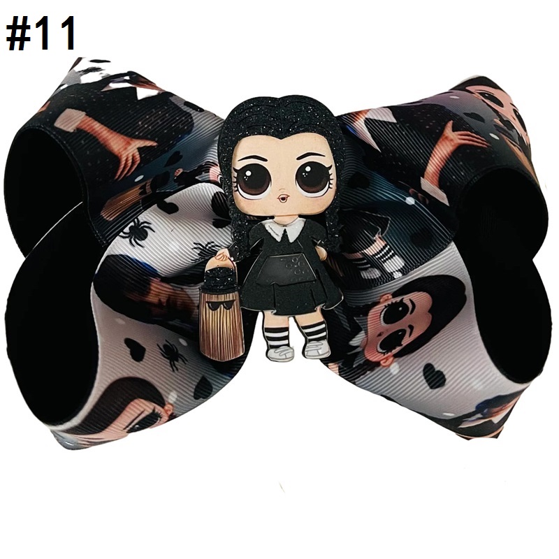 Wednesday inspired bow Addams family boutique Hair bows