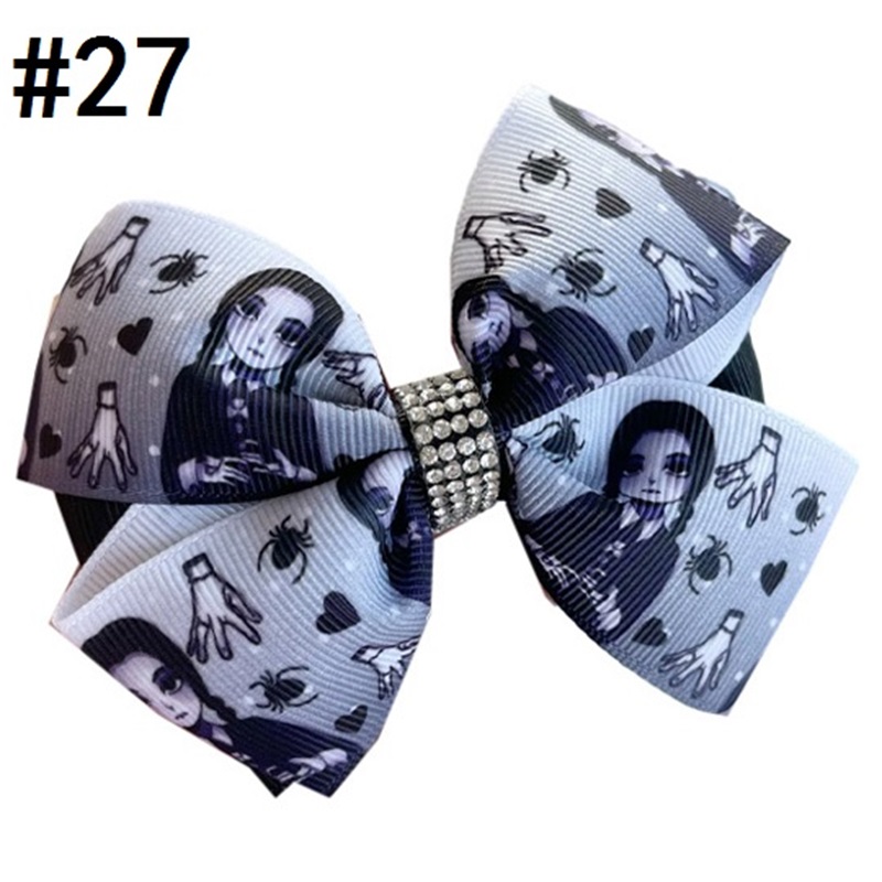 Wednesday Inspired Bow Addams Family Boutique Hair Bows