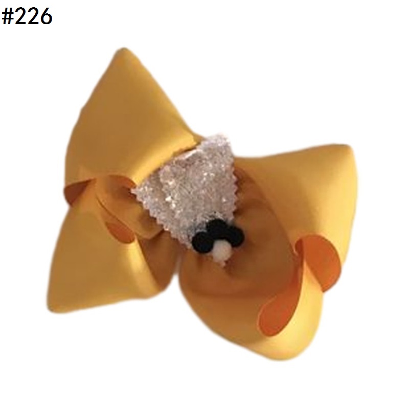 4\'\' Back To School Hair Bows Pencil