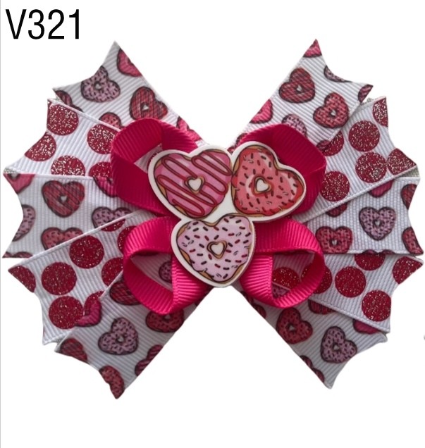 Valantine\'s Day Hair Bows Fashion Girl Baby Boutique Hair Bows