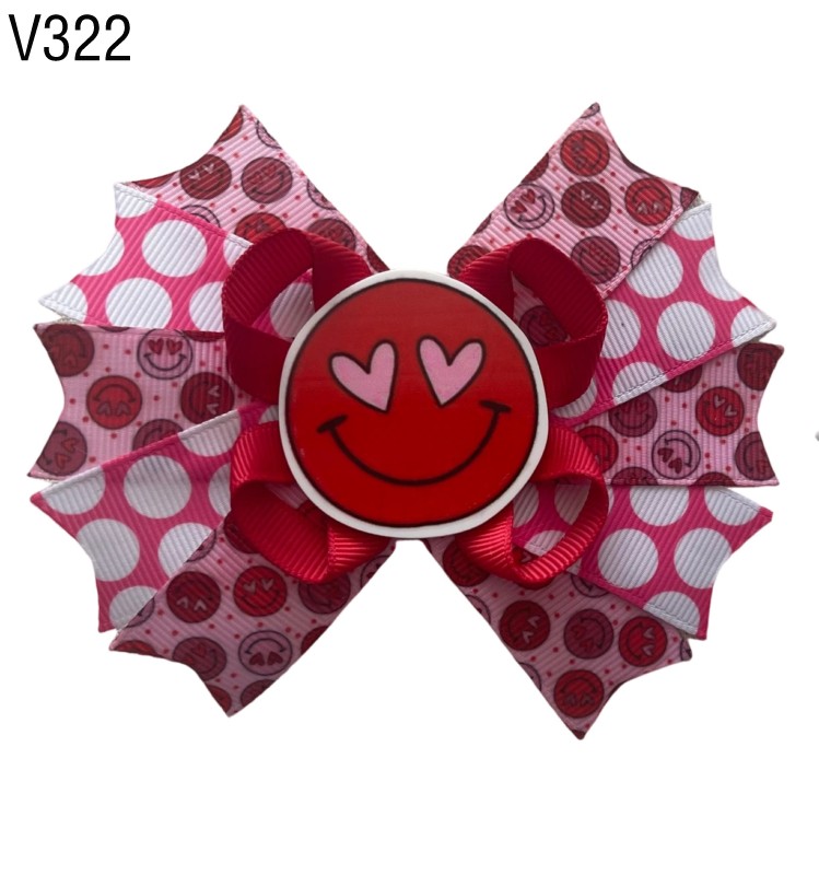 Valantine's Day Hair Bows Fashion Girl Baby Boutique Hair Bows