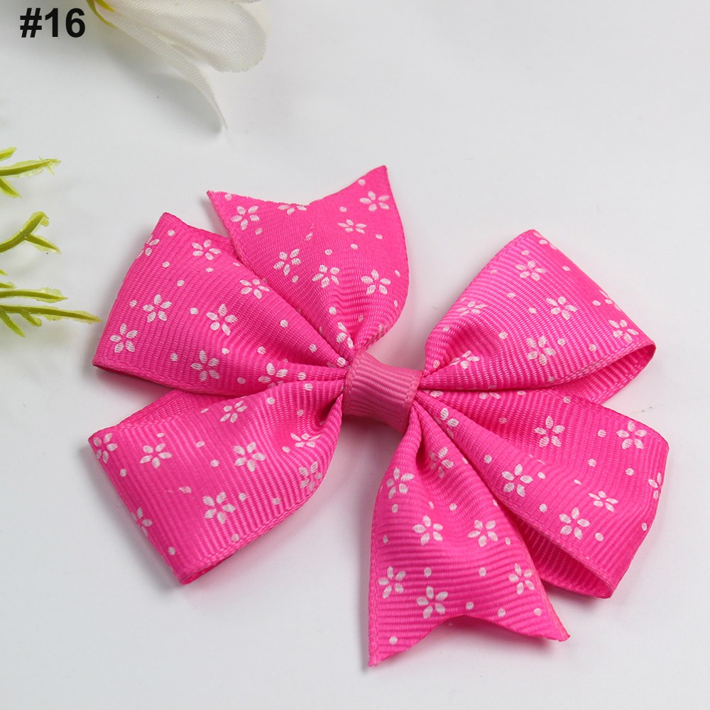 3\'\' pinwheel boutique hair bows for girl toddle accessor