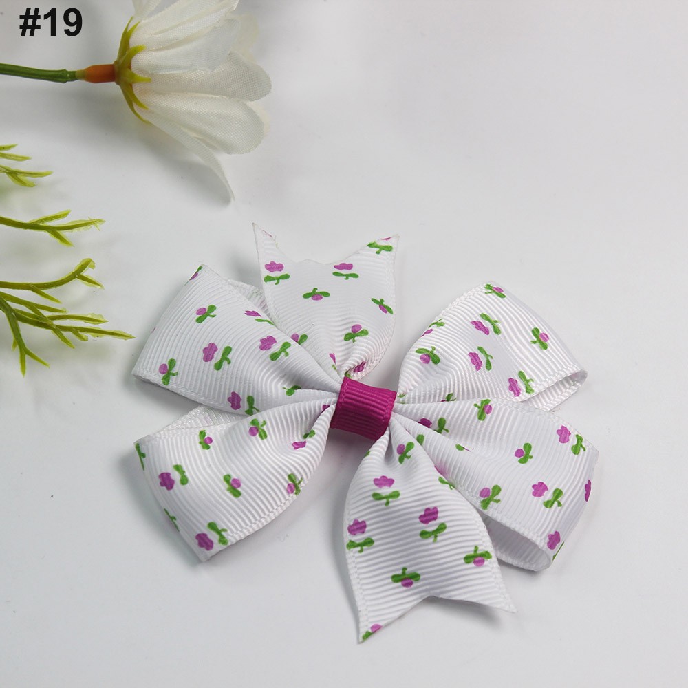 3'' pinwheel boutique hair bows for girl toddle accessor
