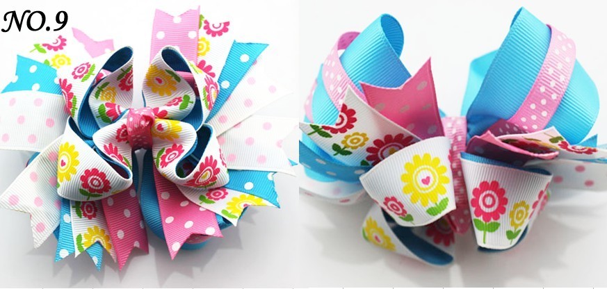 6'' big layered boutique bows