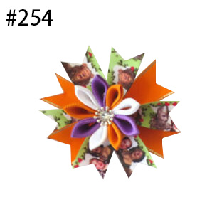 3.5" kanzashi flower Hair Clip beautiful Halloween and Christmas