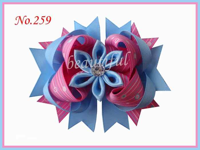 4.5'' Romantic girl hair bows